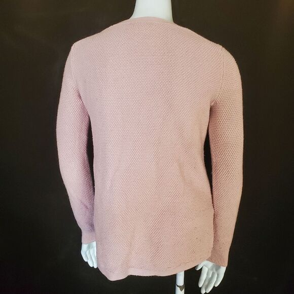 Madewell Pink Overlap Sweater (XS) - Picture 6 of 7